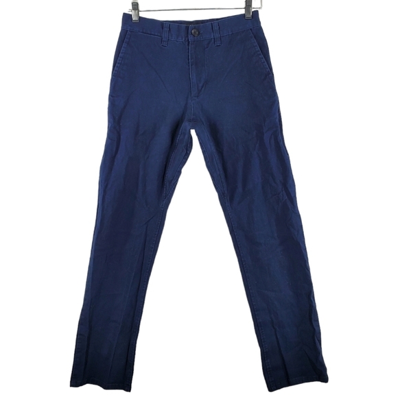 Nike SB Commuter Pants Mens 28x29.5 Navy Blue Reflective Stretchy Tapered - Picture 1 of 13